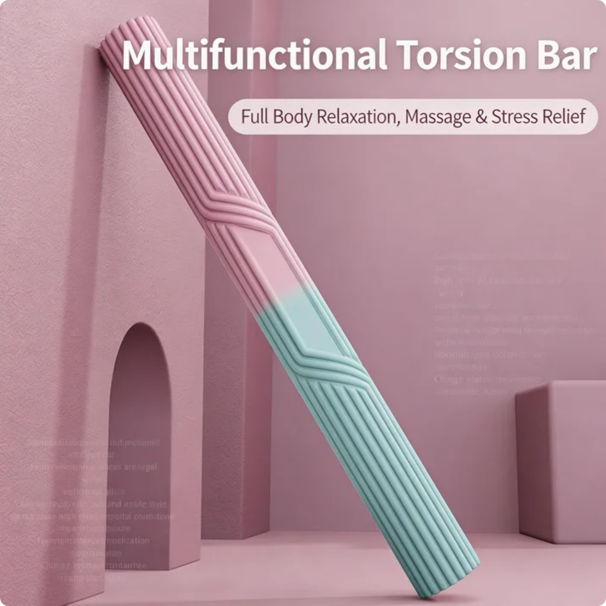 Silicone Torsion Bar Fitness Resistance Stick Arm Wrist Trainer With Massage Function For Muscle Relaxation And Rehabilitation Exercise