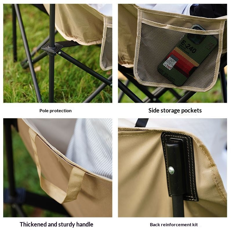 Outdoor Foldable Thickened Camping Chair Portable