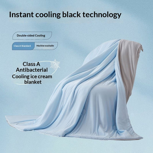 Small Cooling Summer Air-Conditioning Cool-Feel Ice Silk Summer Blanket