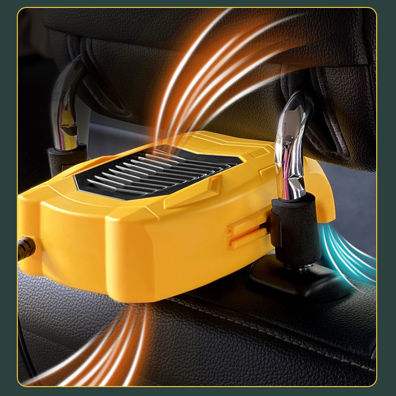 Car Front And Rear Seat Double-head Cooling USB Fan