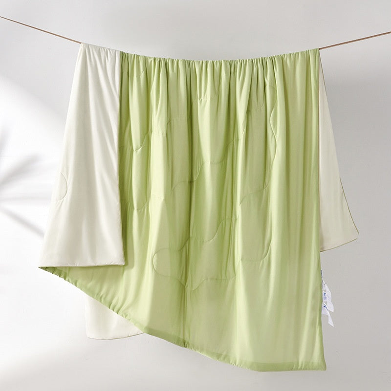 Small Cooling Summer Air-Conditioning Cool-Feel Ice Silk Summer Blanket