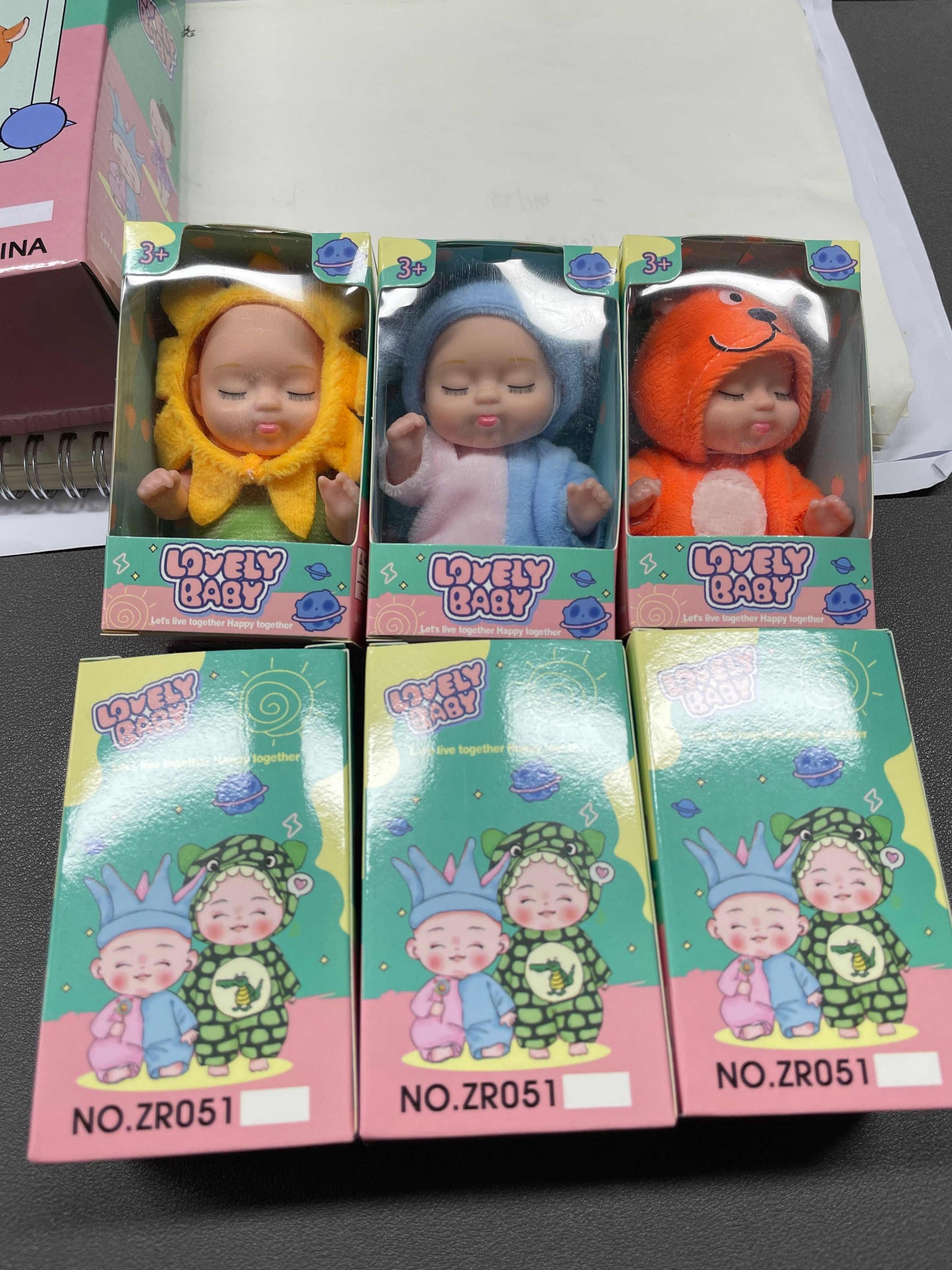 6 Newly Upgraded Sleeping Princess Dolls Girls' Toy Gift Box Set Adorable Princess Figures In Various Styles