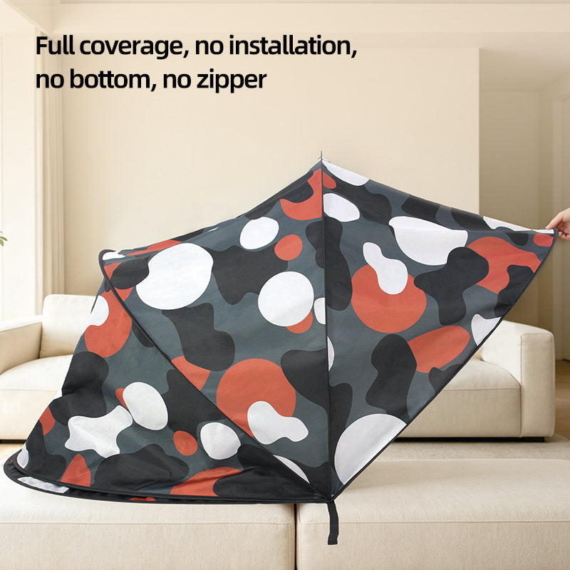 Installation-Free Dormitory Mosquito Net  For Home Bedrooms  Instant-Setup, Outdoor Portable Foldable Mosquito Net