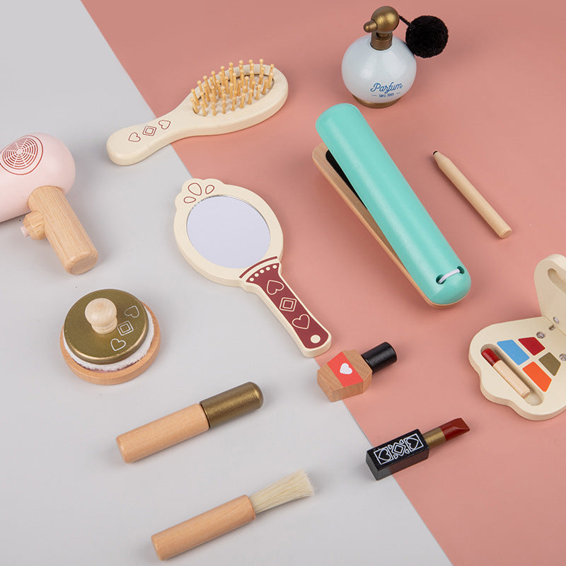 Wooden Children's Simulation Dressing And Makeup Toys