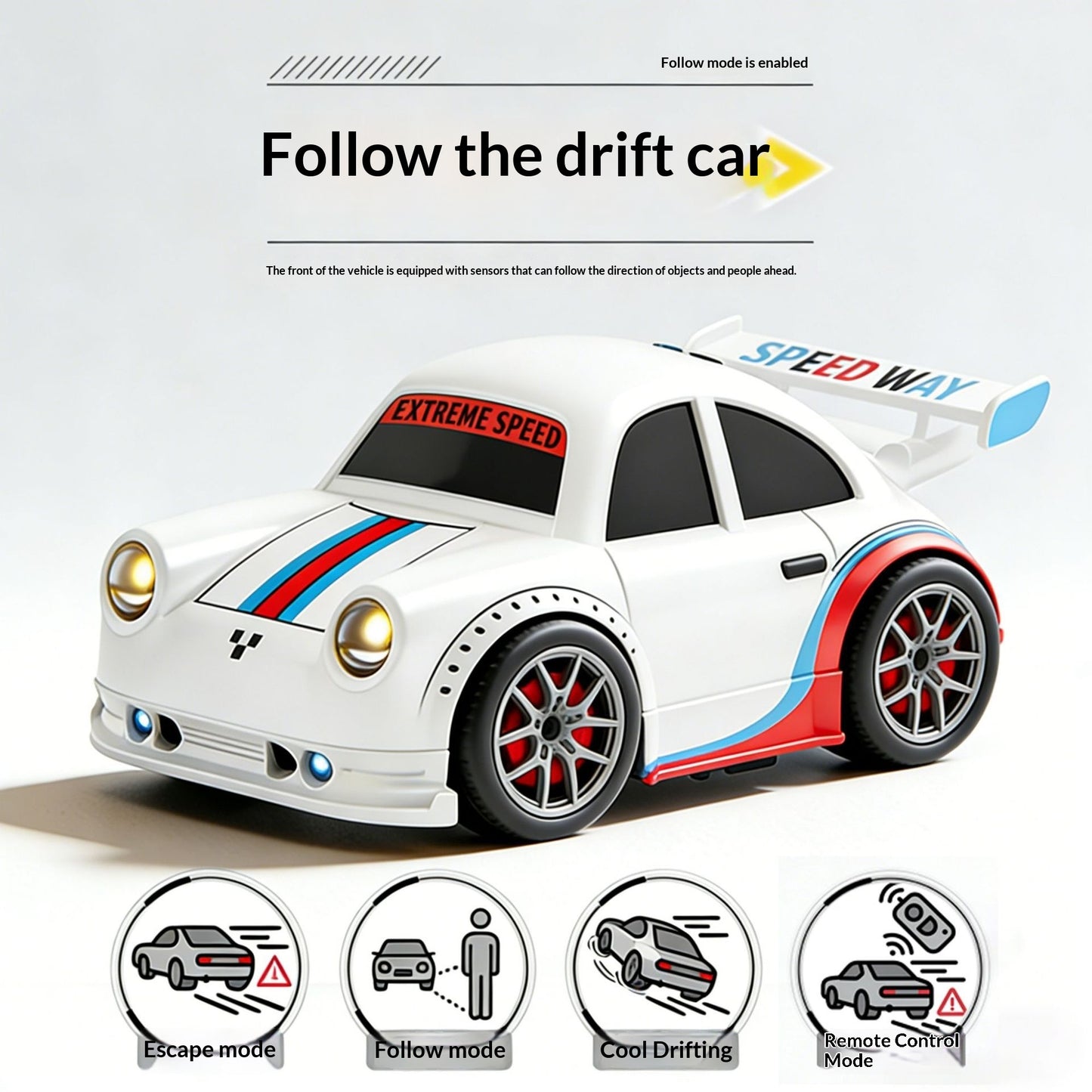 Smart Sensor Remote-Controlled Drift Kids Toy Car Electric Toy