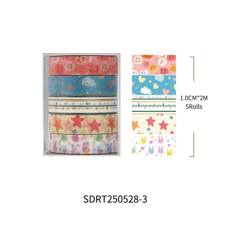 Floral Collage Diary Stickers Korean Ins