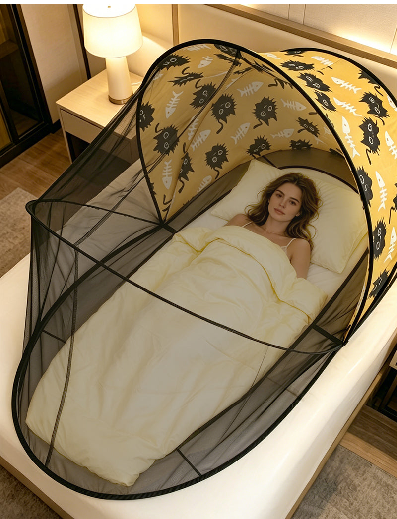 Full-Coverage Installation-Free Mosquito Net For Dorm Rooms Student Rooms Home Bedrooms And Camping