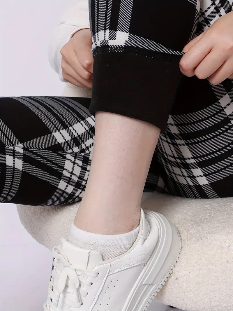 Cross-Border Striped Yoga Pants Tummy Control Butt-Lifting European And American Style Leggings New High-Waisted Fitness Pants For Women Autumn And Winter