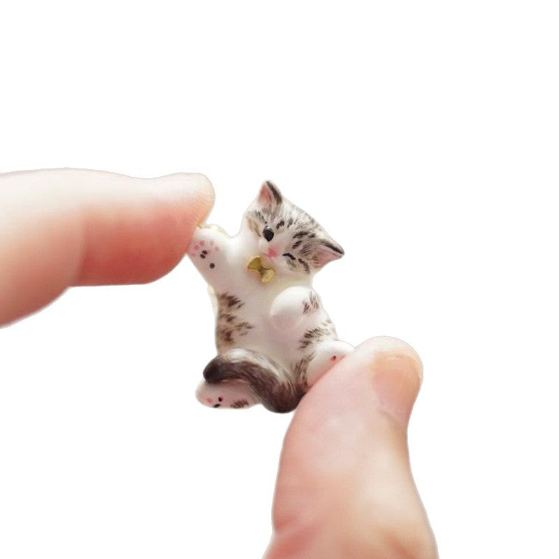 New Animal Series Oil-Drop Cute Cat Pendant Necklace
