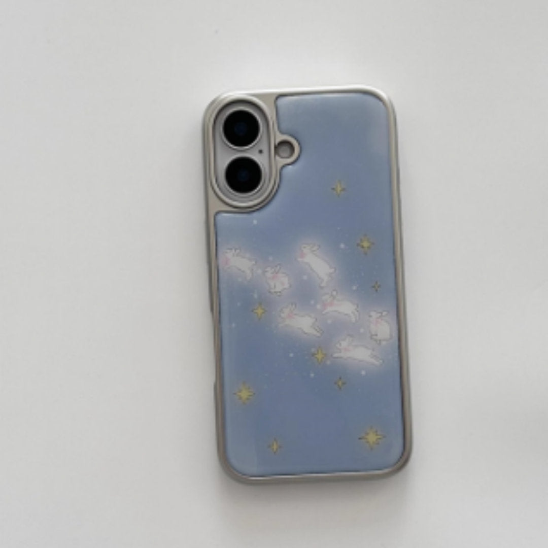 Cute Star Bunny Suitable Mobile Phone Case