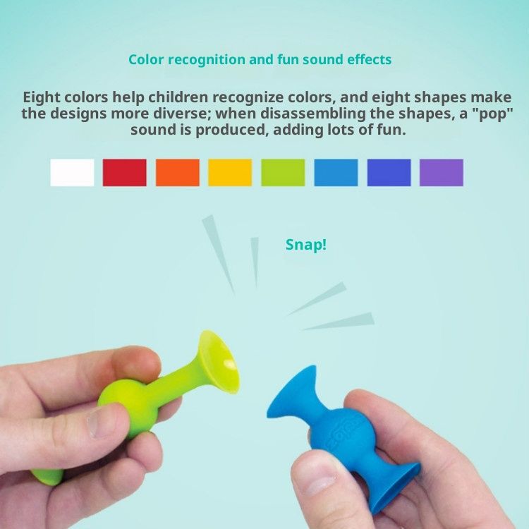 Changeable Viscose Stitching Luscious Suctions Educational Assembled Toys