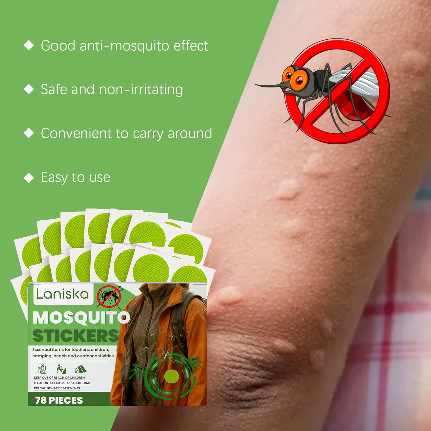 Daily Mosquito Bite Prevention Care Patch
