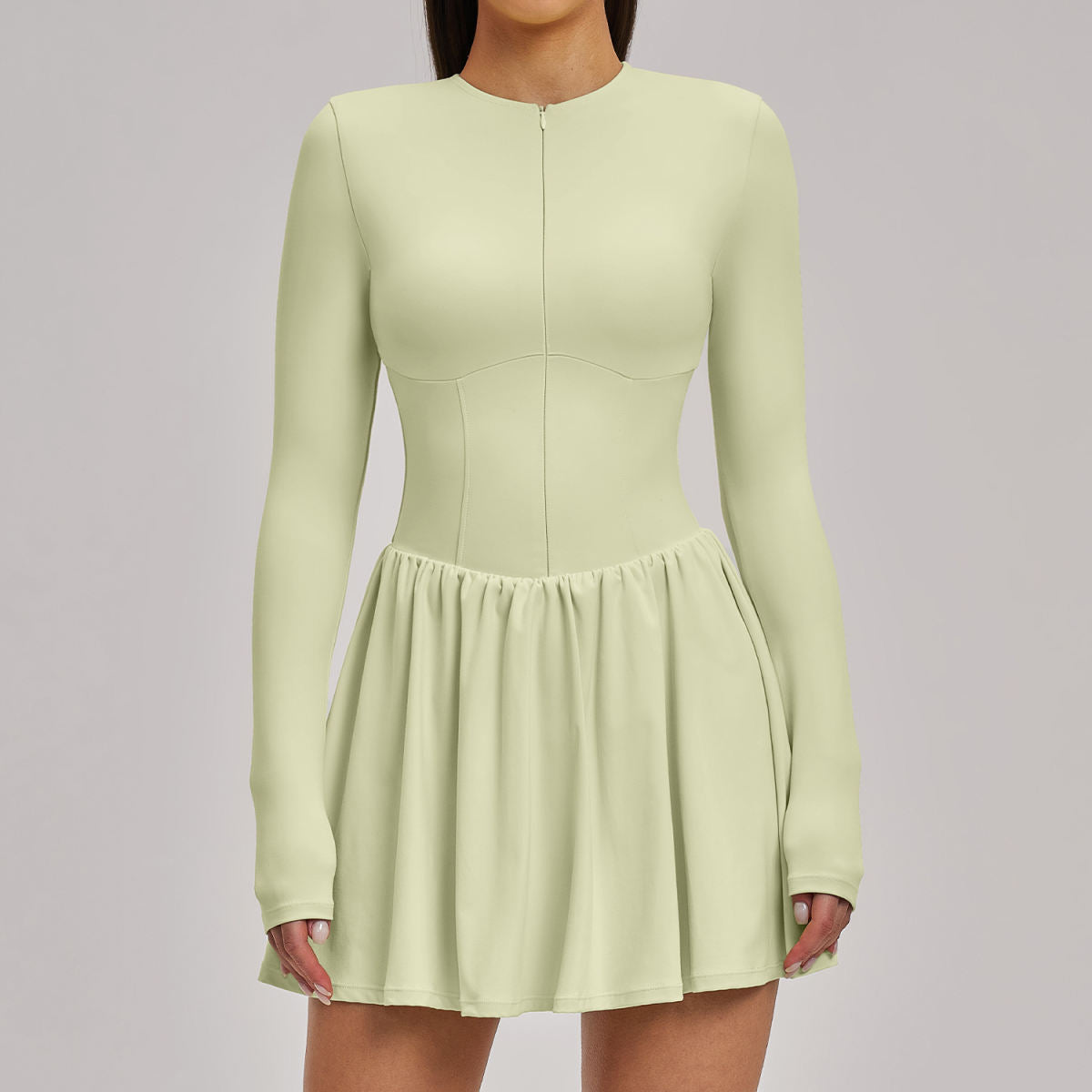 Anti-exposure Fitness Pocket Skirt Sports Dress