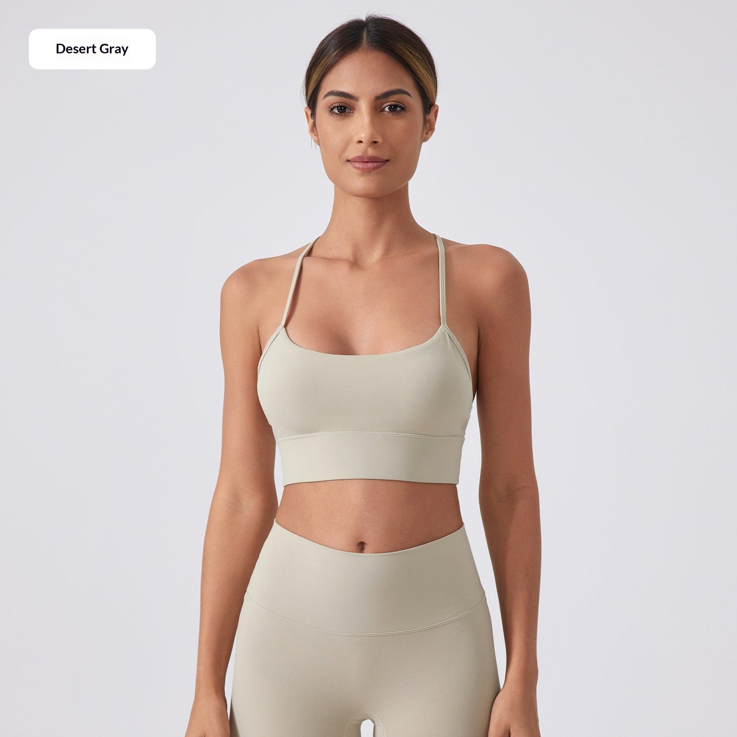 Nude-Feel Y-Back Sexy Beauty-Back Yoga Bra