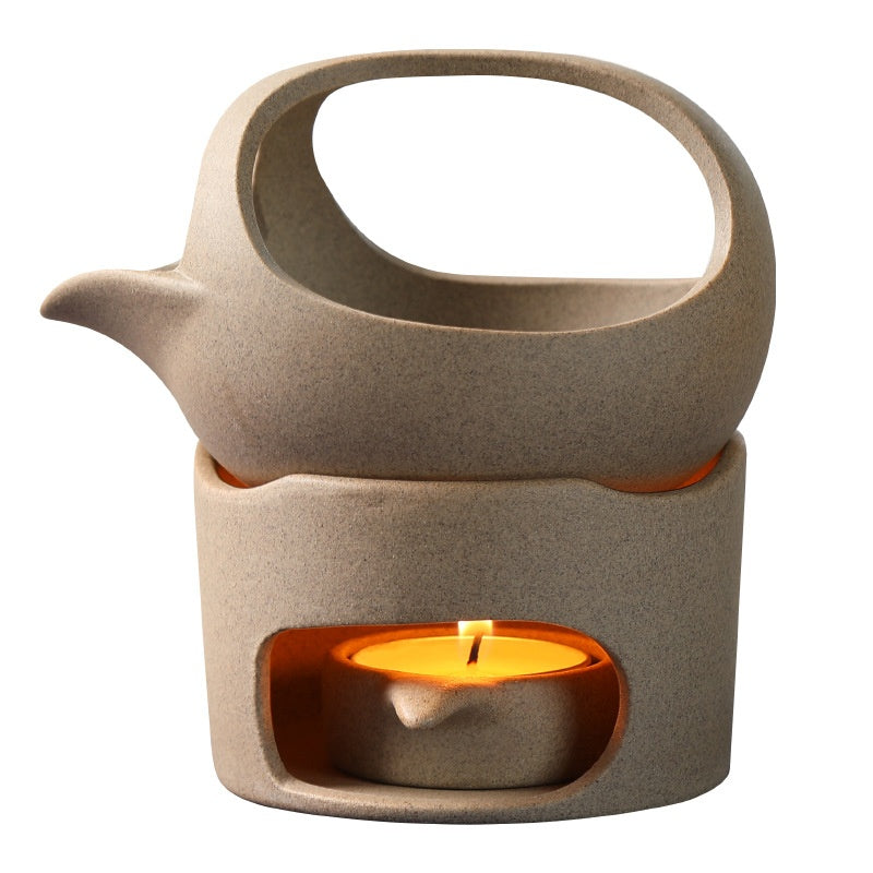 Coarse Ceramic Tea Stove Tea-Frying Device Tea Ceremony Accessories Small Household Tea-Frying Machine