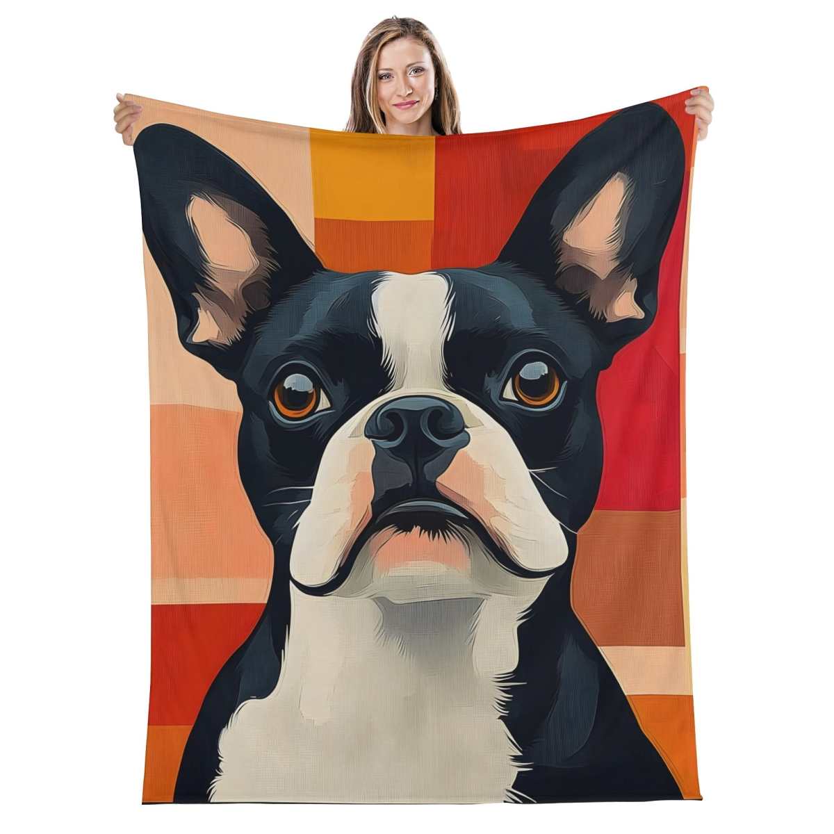 Pet Dog Lover Photo Cover Blanket Soft And Comfortable
