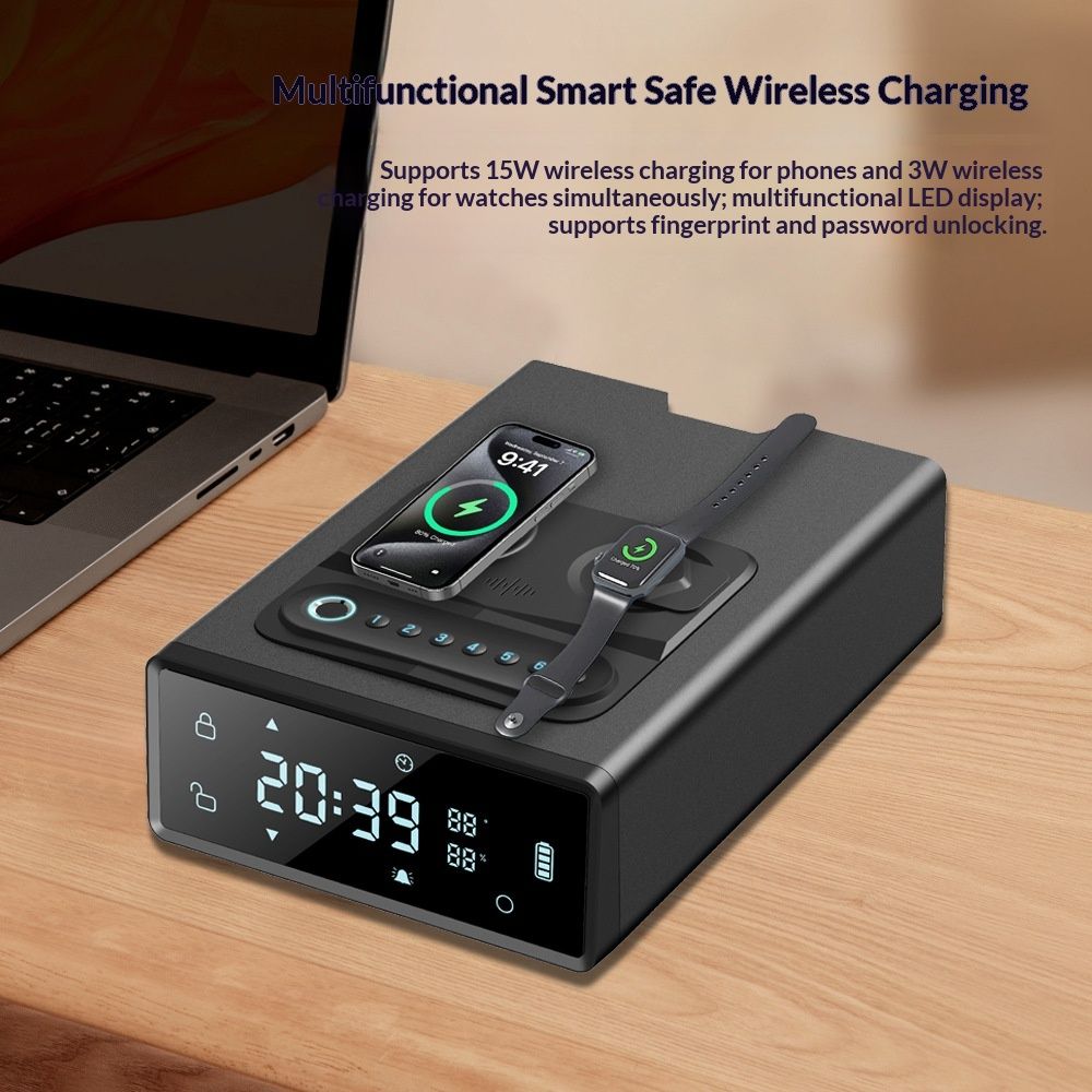 Fingerprint-Passcode Unlock Multifunctional Smart Safe
