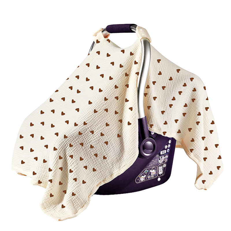 Multi-functional Feeding And Nursing Scarf Car Seat Sunshade Cover