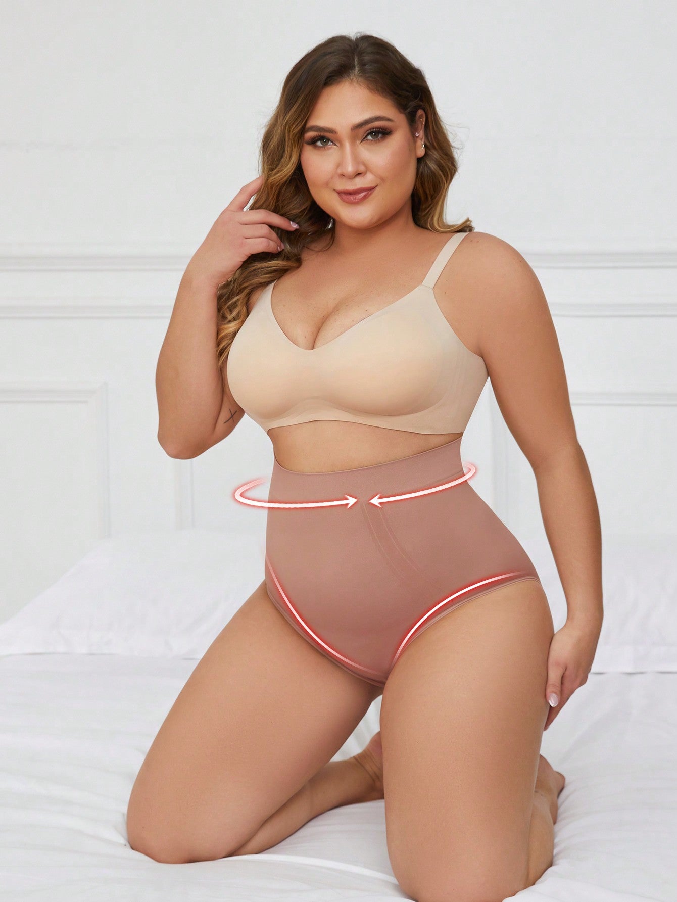 High-Waisted Shapewear Shorts For Women Tummy Control Butt Lifter Thigh Slimmer Seamless Body Shaper