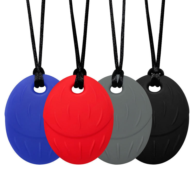 Food-grade Silicone Baby Teething Pendant Necklace