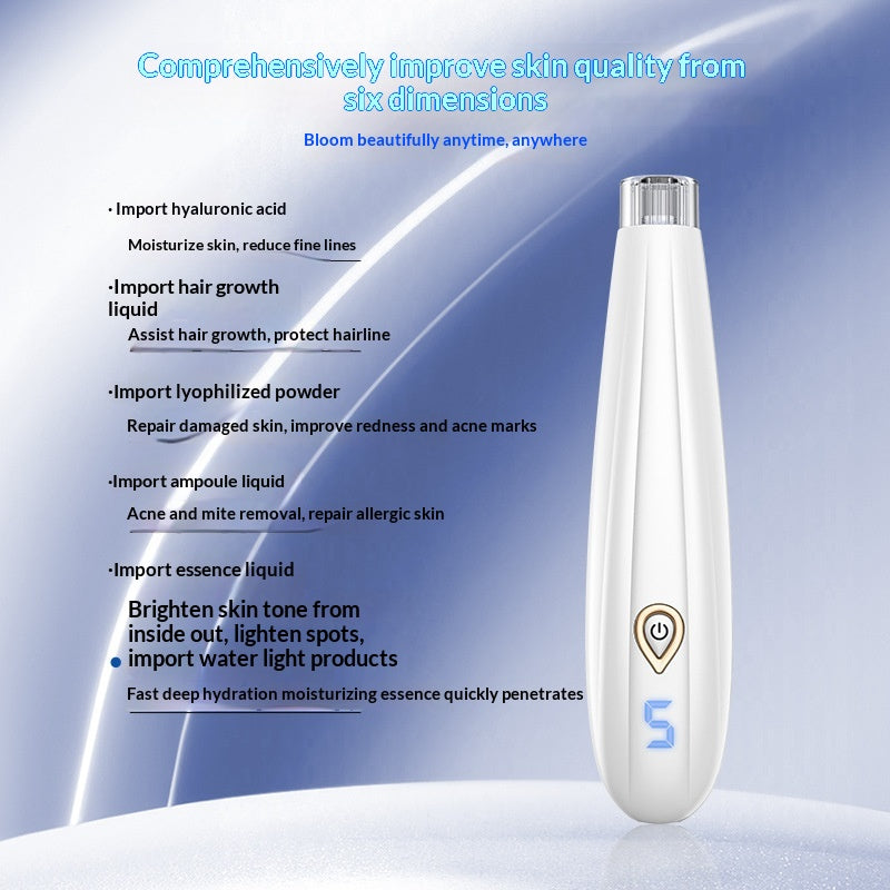 Fully Automatic Aqua Glow Device A HighTechPortable Beauty Device For Home Use