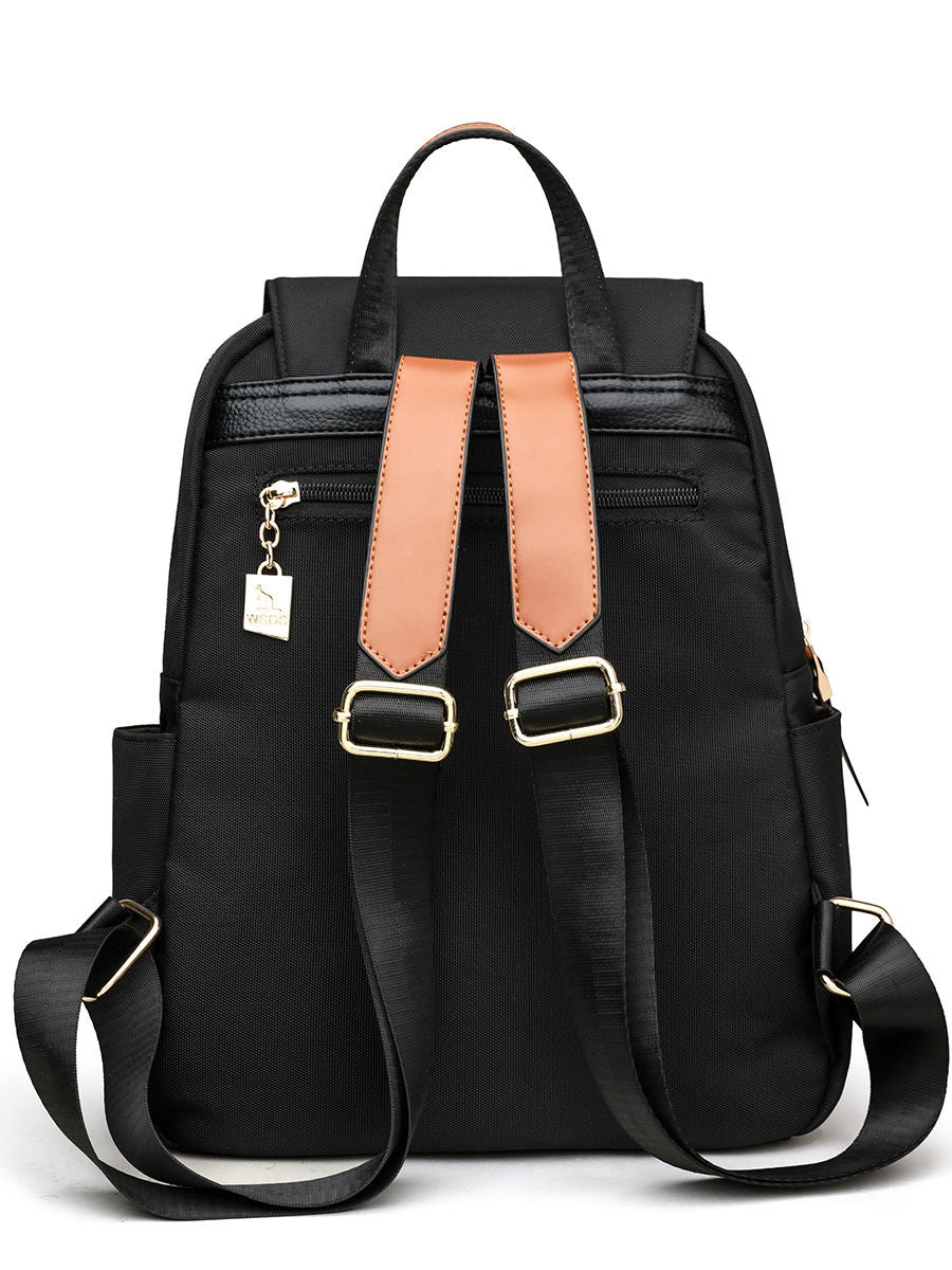 Stylish Nylon Backpack For Women Korean-style Casual Business Commuter Bag