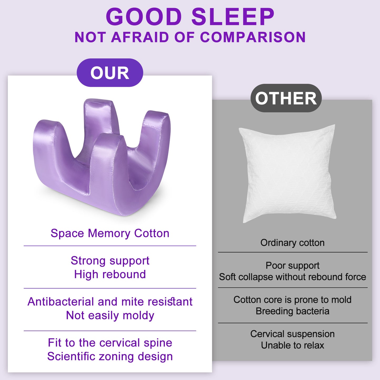New Memory Foam Beauty Pillow Slow Rebound Neck Protector