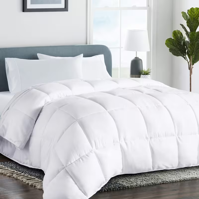 All Season Queen Cooling Comforter - Premium 2100 Series Down Alternative Comforter - Quilted Duvet Insert With Corner Tabs - Luxury Soft Hotel Comforter - Winter Warm - Reversible