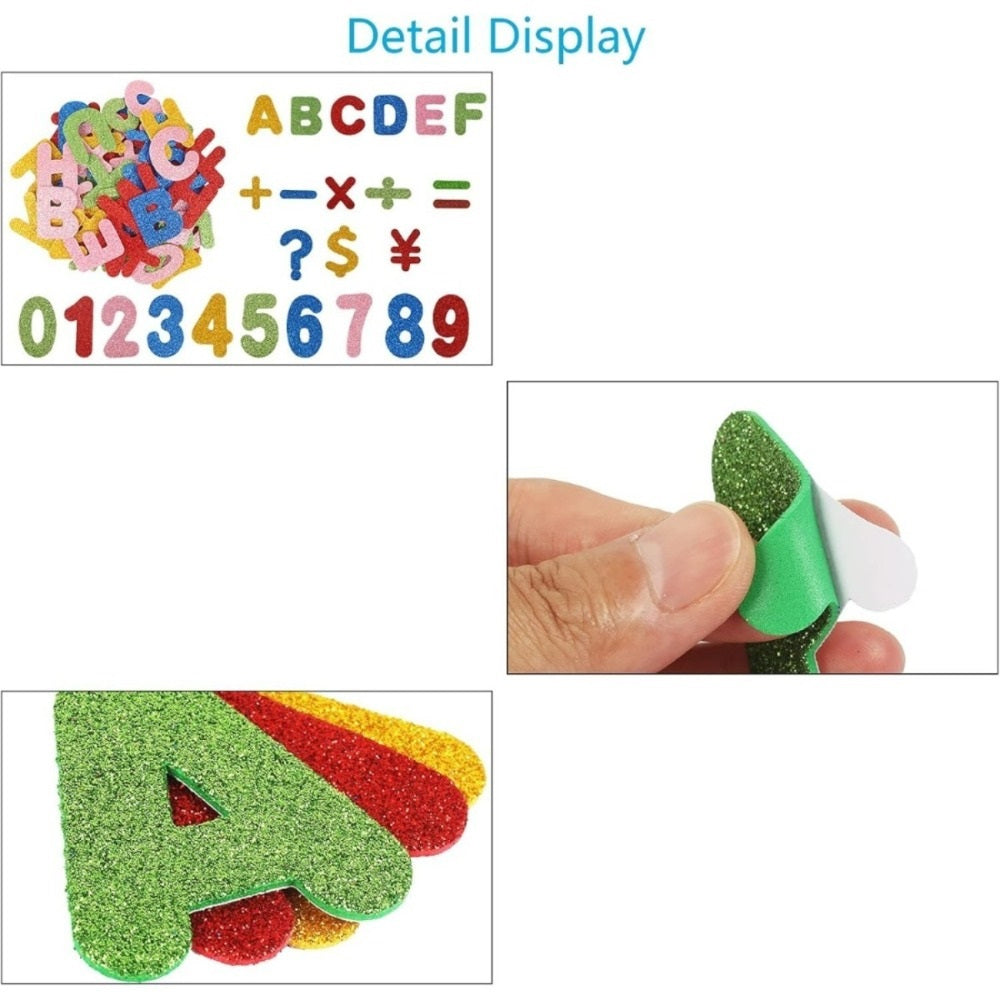 142-Piece Set Of Letter And Number Stickers, Colorful Self-Adhesive Labels For School & Office, Large Set Of ABC Stickers For Labeling & Crafts—Color-Coded Labels