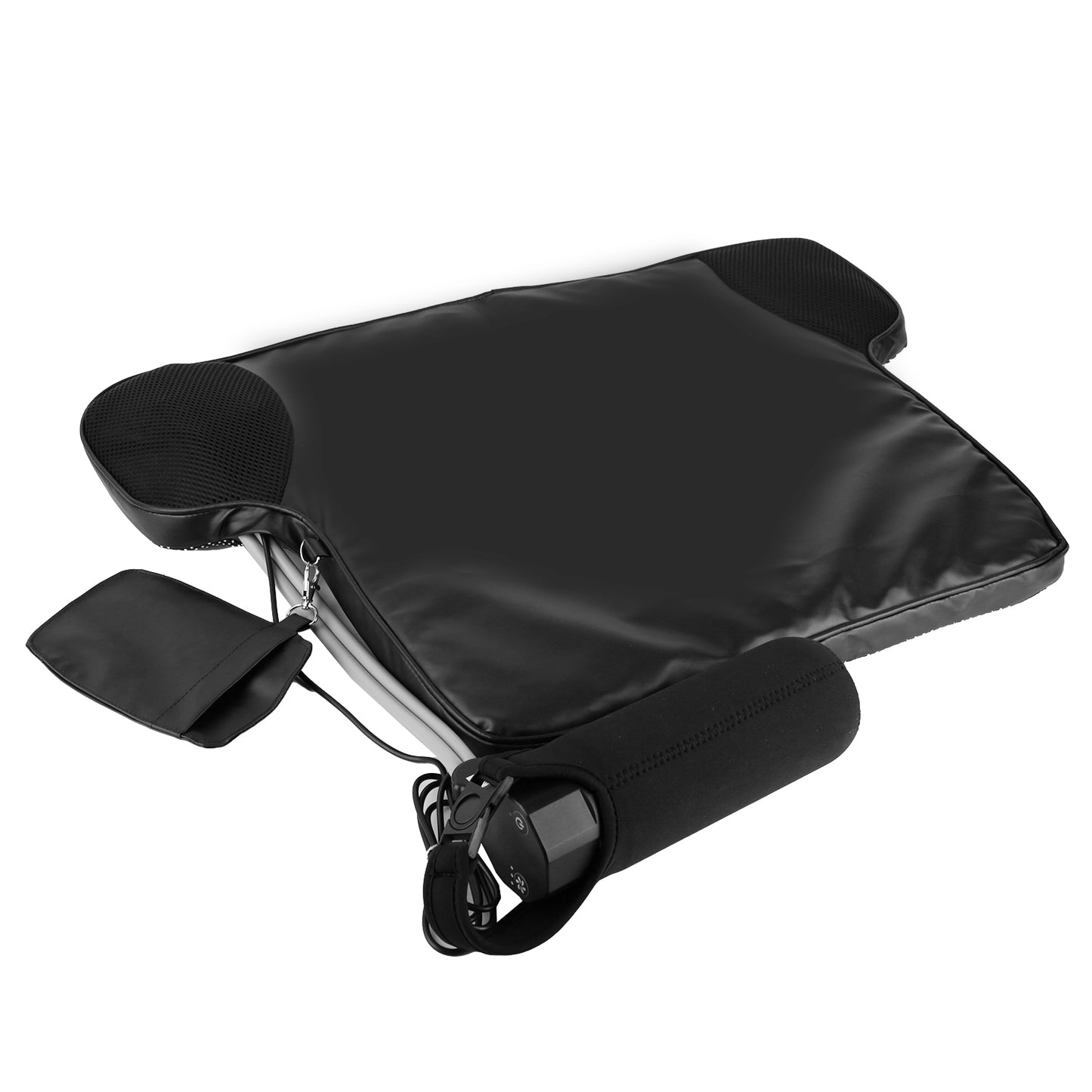 Summer Water Cooling System Seat Cushion With Fans 3 Speeds 78 Fehrenheit Constant Temperature USB Plug Portable Auto On-Off Ventilated Seat Cushion For Home Office Car