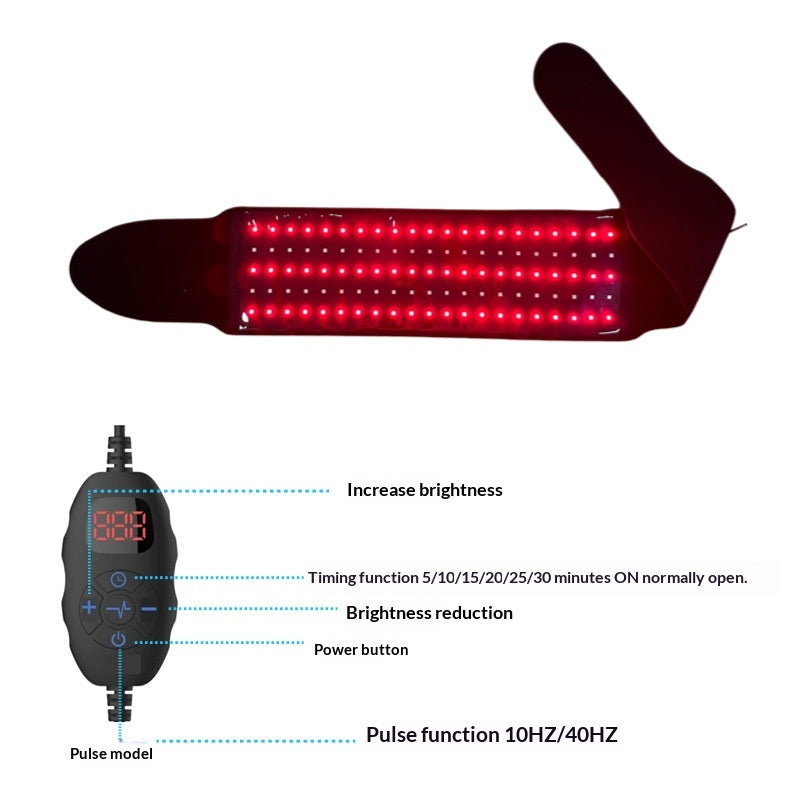 Home LED Timed Heating Red Light Waist Belt