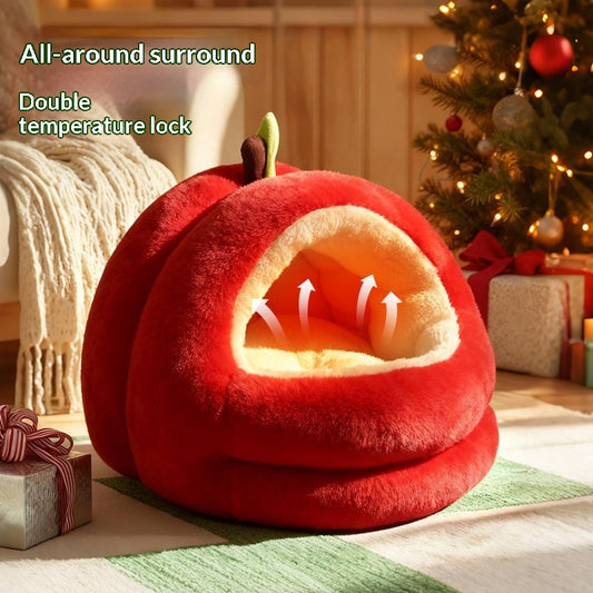Creative Cartoon New Year Holiday Pet Bed