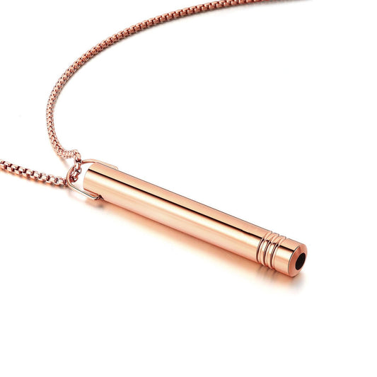 Yoga Decompression Stainless Steel Pendant Necklace