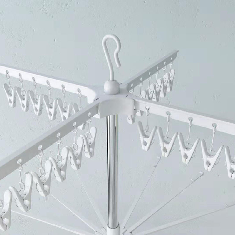 Mobile Split Plastic Clip Drying Rack