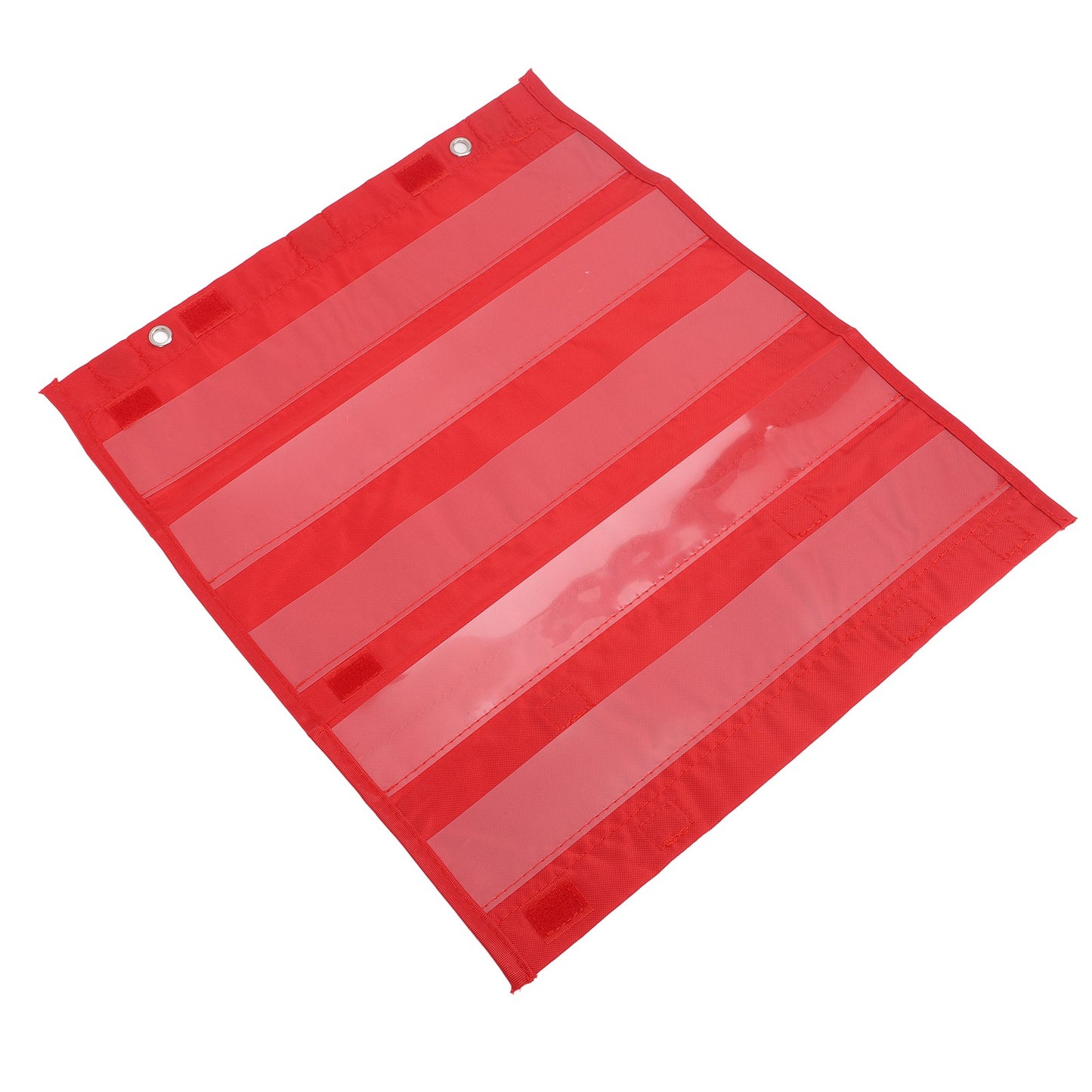 Magnetic Pocket Chart 5 Rows Transparent Schedule Pocket Chart For Home School Classroom Activities Red