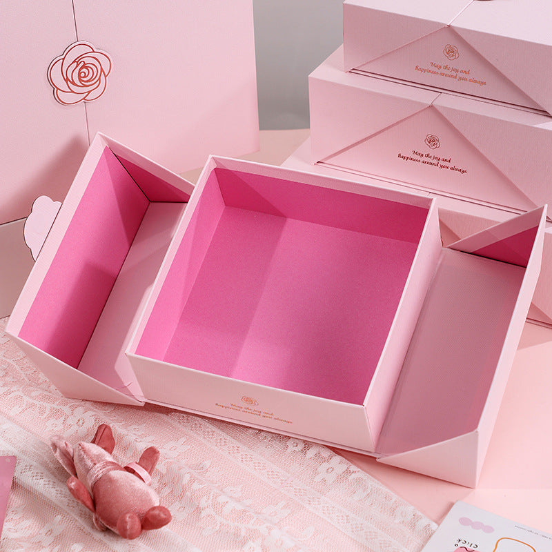 Double-opening Flip Premium-feel Gift Empty Box