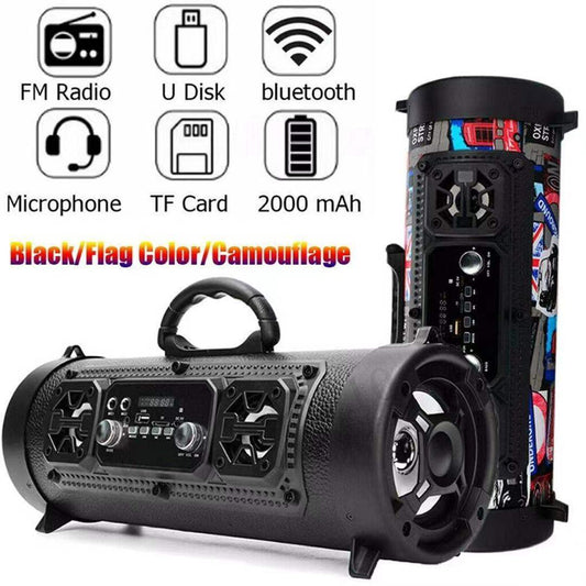 New Overseas-selected Wireless Karaoke Smart Bluetooth Speaker Car Audio Subwoofer Gift For Computers