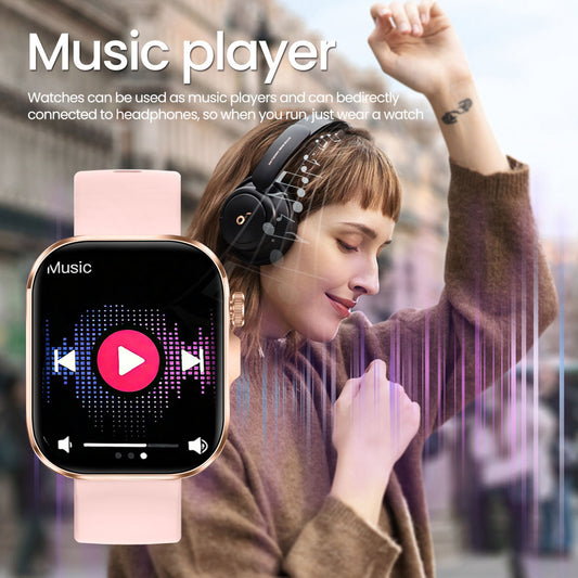 Multifunctional Fitness Smartband With Music Control