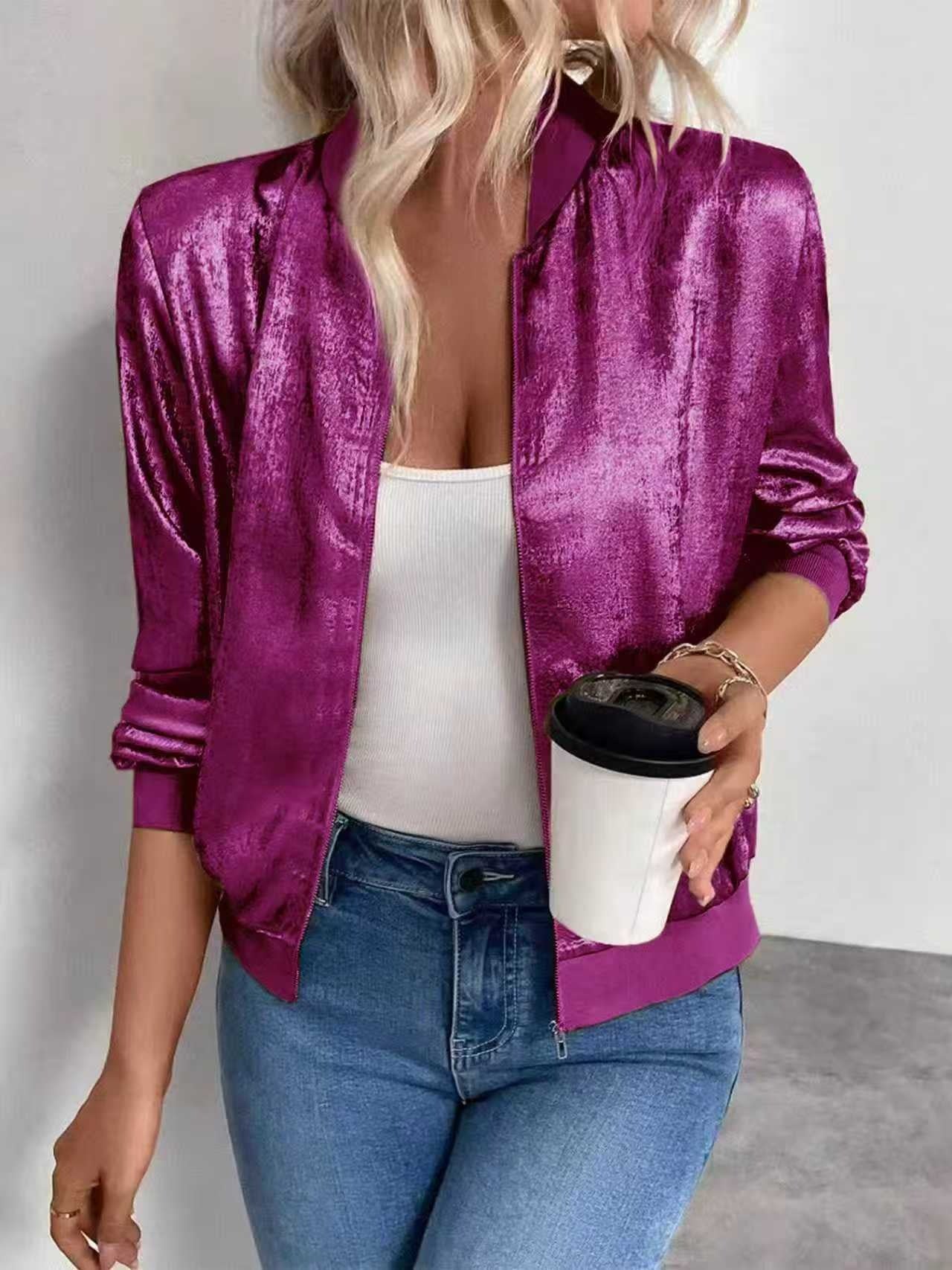 New Arrival Women's Fashion Cropped Jacket