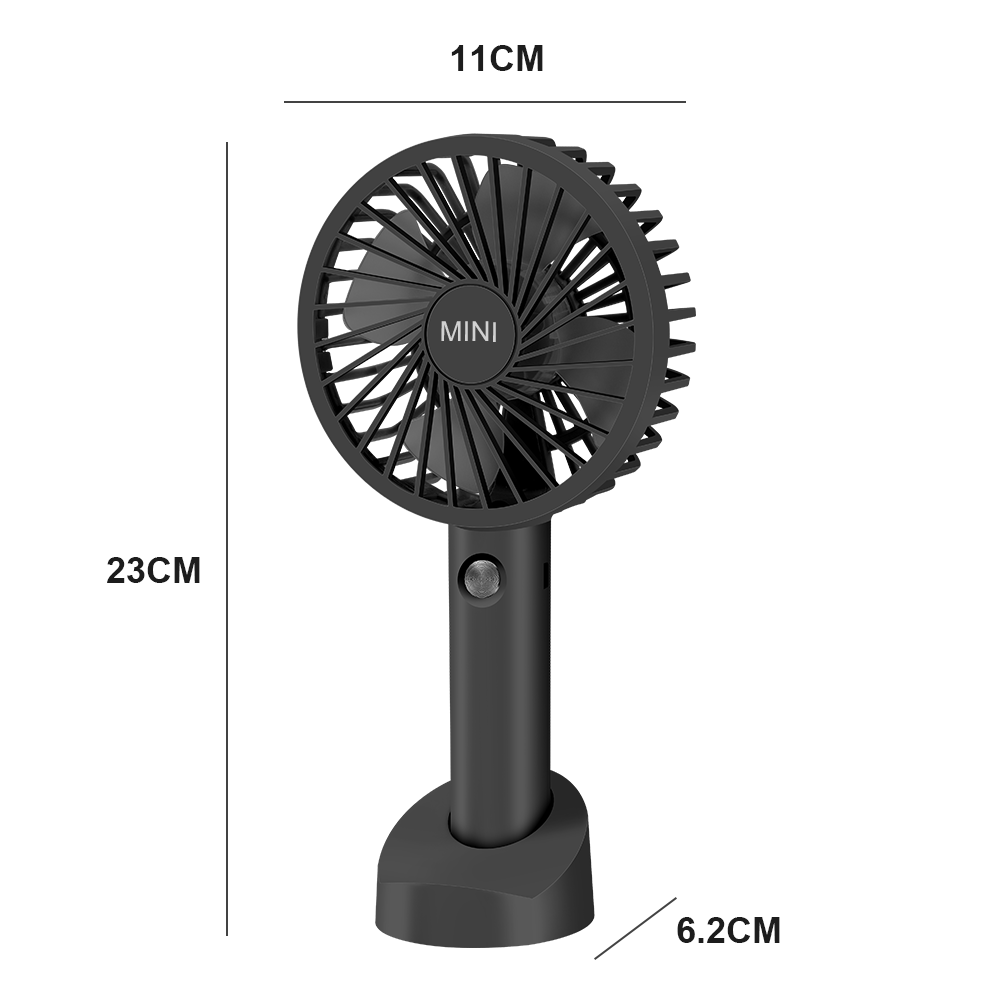 Mini Portable Hand-held Desk Fan Cooling Cooler USB Air Rechargeable 3 Speed