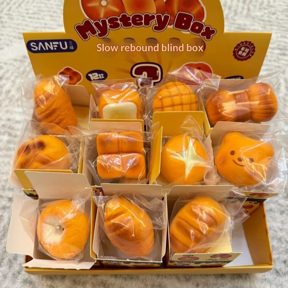 Cute Simulated Food Stress-Relief Toy