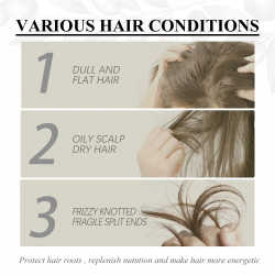OUHOE Collagen Hair Mask, Repair Dry And Frizzy Hair Deep Moisturizing And Smoothing Hair Treatment Mask