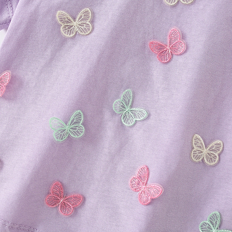 New Stylish Casual T-shirt For Little Girls