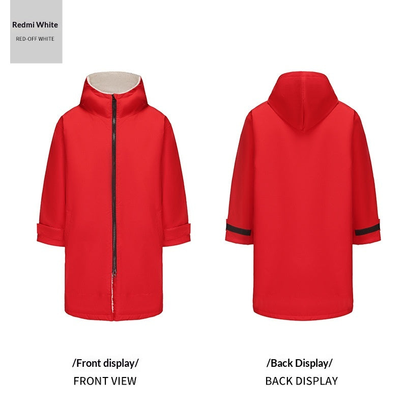 Outdoor Thermal Jacket Swimming Training Bathrobe
