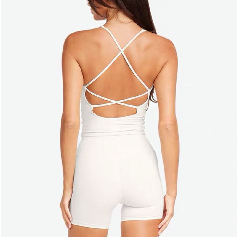 Waist Slimming Yoga Vest Shaping Sports Top For Women