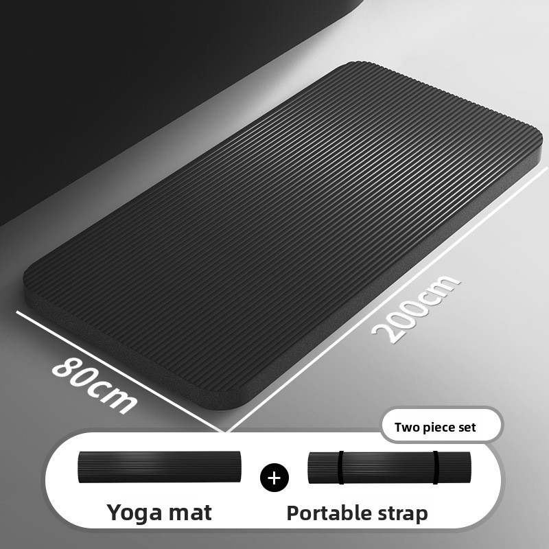 Non-slip, Extra-long, Extra-wide And Extra-thick Yoga Fitness Mat For Home And Gym Use