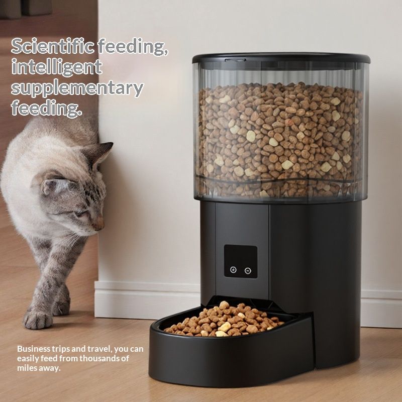Automatic Pet Feeder With Anti-jamming Feature For Food