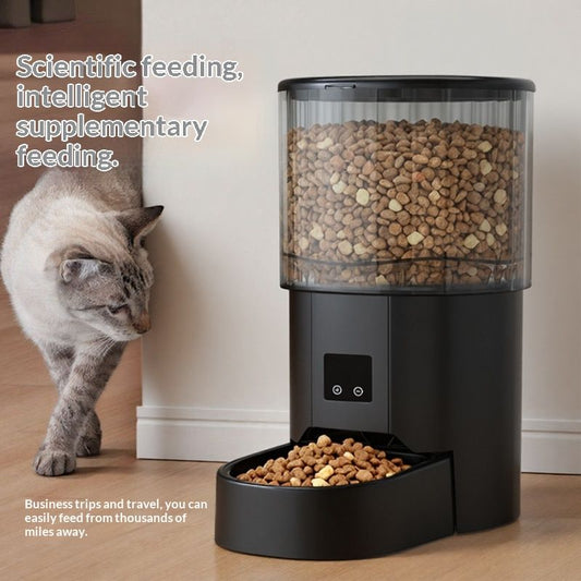 Automatic Pet Feeder With Anti-jamming Feature For Food