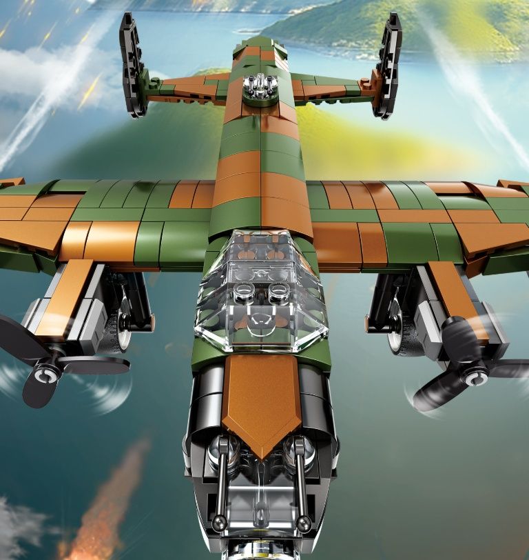 Building Blocks Compatible With Submarine Fighter Tank Model Assembling Educational Toys For Boys