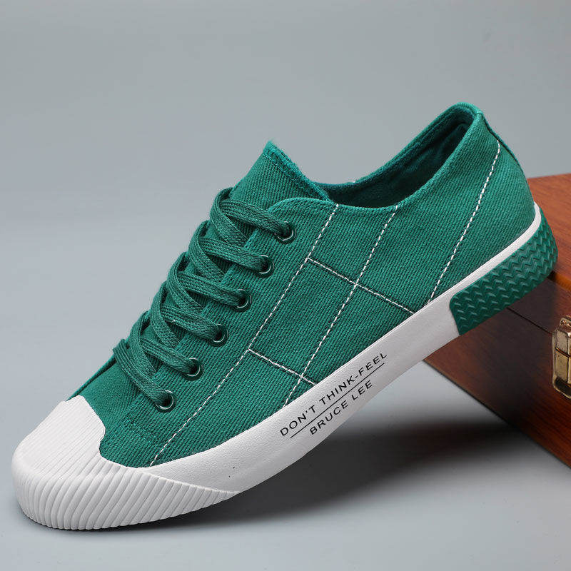Autumn Mens Shoes New Casual Sneakers Korean-style Canvas